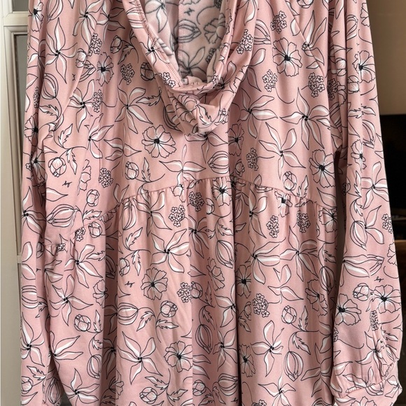 Lug Pink Floral Hoodie - Picture 4 of 4